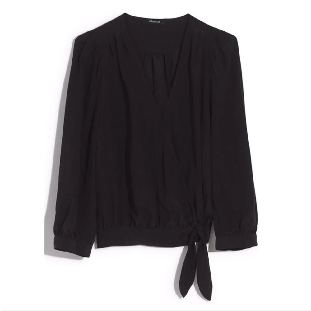 Madewell wrap top - Picture 4 of 7